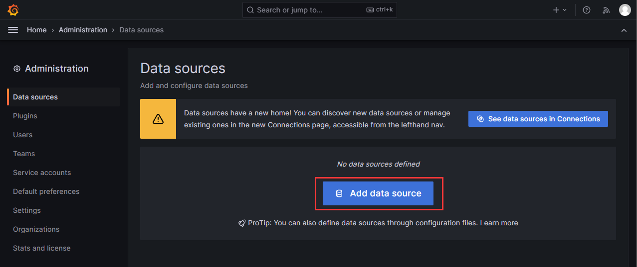 Add data sources