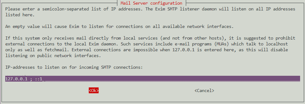 监听入站 SMTP